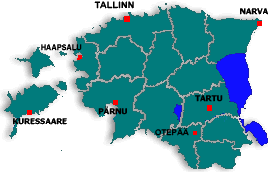 Estland karta