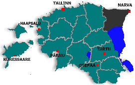 Ida-Virumaa karta