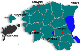 SAAREMAA MAP