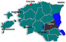 TARTU MAP